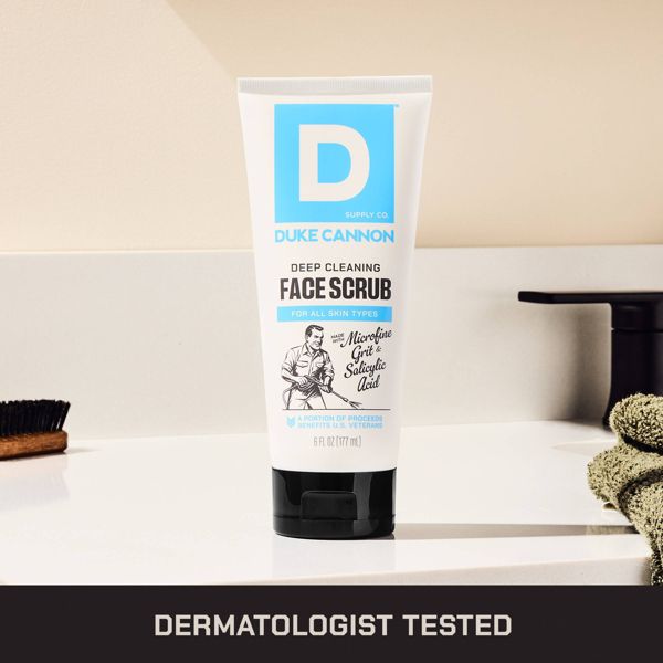Duke Cannon Supply Co. Deep Cleaning Face Scrub Face Wash - 6oz
