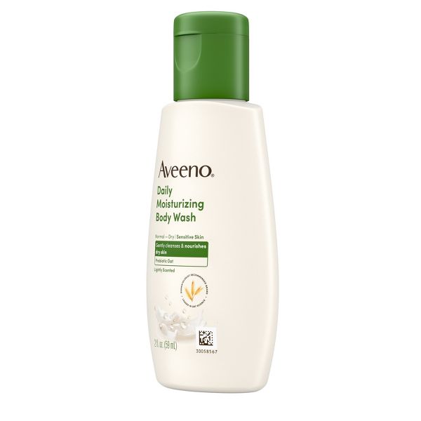 Aveeno Daily Moisturizing Body Wash with Soothing Oat - Trial Size - 2 fl oz