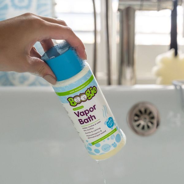 Boogie Bubbling Vapor Bath Mint Eucalyptus - 10 fl oz
