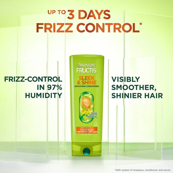 Garnier Fructis Sleek & Shine Conditioner -Travel Size - 3 fl oz