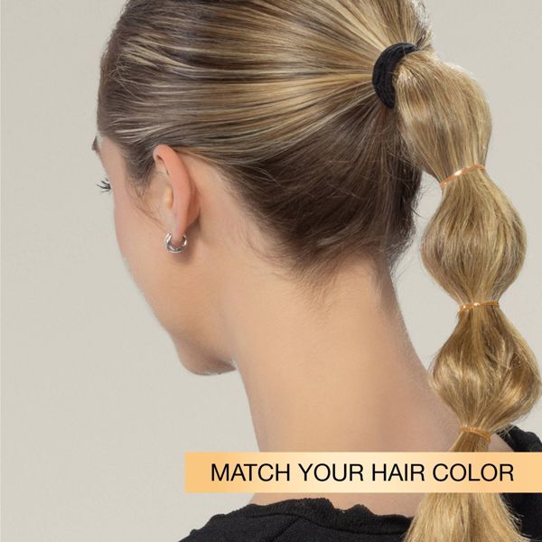 scünci Polybands and Reusable Pouch - Neutrals - All Hair - 450pcs: Hair Styling, TPU Elastics