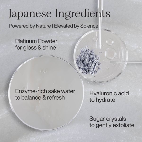 NATURELAB. TOKYO Mainichi Scalp Scrub + Clarifying Shampoo – Buildup Removal + Oil Control, Scalp Detox, Sugar-to-Foam, 8.1 oz