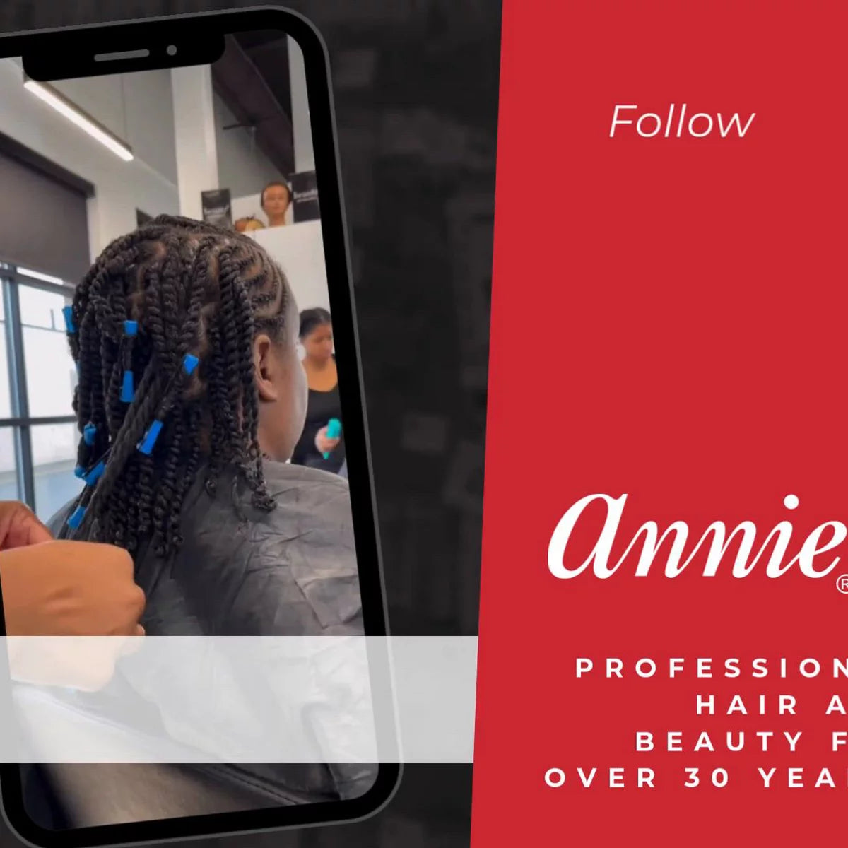 Annie International Easy Style Professional 2 Way Boar Bristle Hair Brush