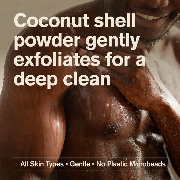 Every Man Jack Naturally Derived Men's Medium Grit with Sand Exfoliating Body Wash - Caribbean Coconut - 14 fl oz