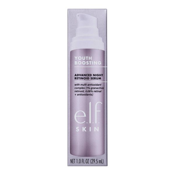 e.l.f. SKIN Youth Boosting Advanced Night Retinoid Serum - Amber - 1.0 fl oz