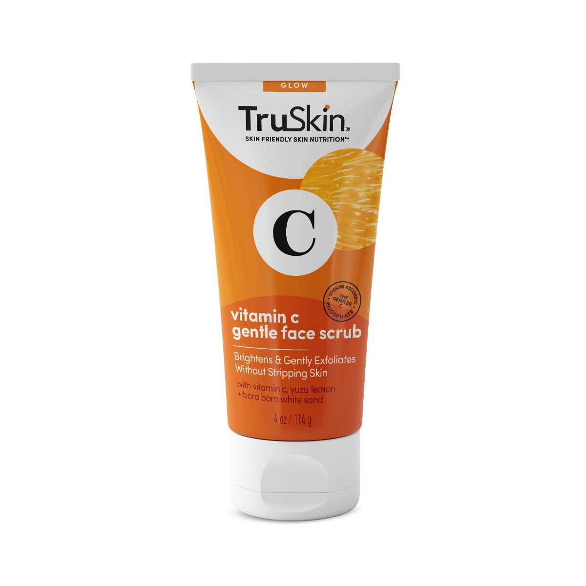 TruSkin Vitamin C Brightening Gentle Face Scrub - 4oz