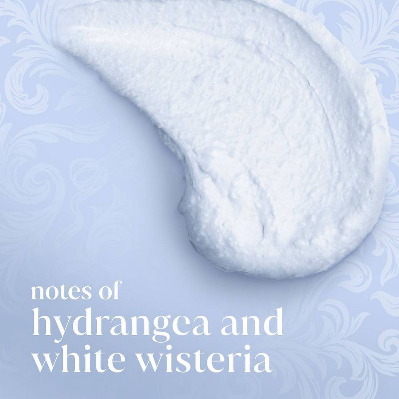 Dove Beauty Limited Edition Bridgerton Body Scrub - Moonlit Masquerade - Hydrangea & White Wisteria Scent - 15oz