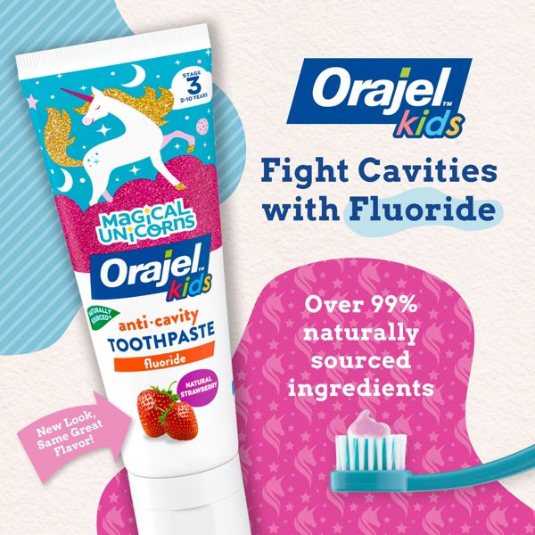Orajel Kids Magical Unicorn Fluoride Gel Toothpaste - Strawberry - 4.2oz