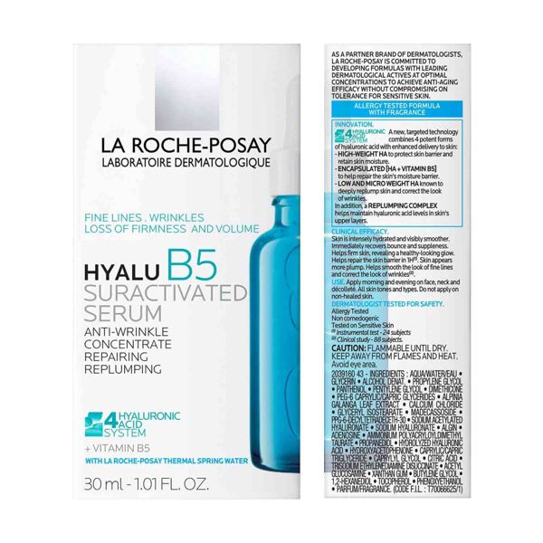 La Roche Posay Hyaluronic Acid Serum, Hyalu B5 Face Serum - Travel Size - 1.01 fl oz​