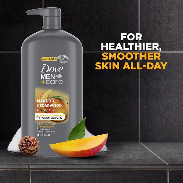 Dove Men+Care Rejuvenating Body Wash - Mango + Cedarwood - 30 fl oz