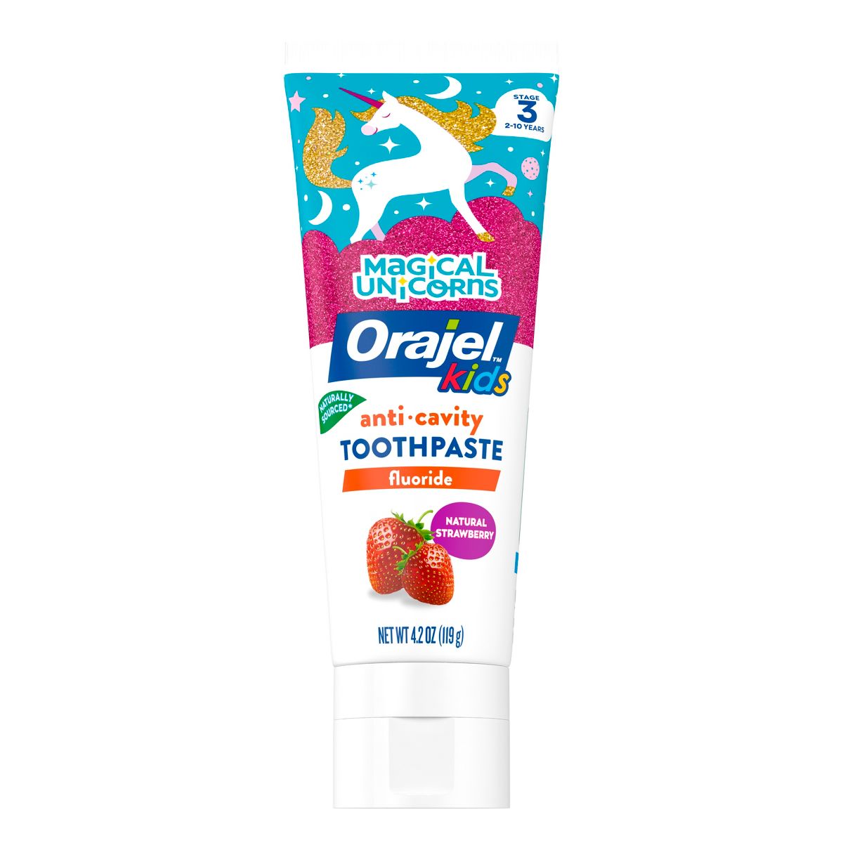 Orajel Kids Magical Unicorn Fluoride Gel Toothpaste - Strawberry - 4.2oz