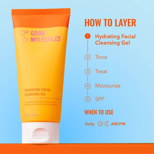 Good Molecules Hydrating Facial Cleanser Gel - 200ml