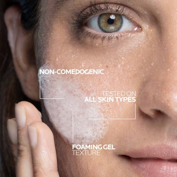 La Roche Posay Brightening Vitamin C Antioxidant Foaming Face Cleanser - 6.76 fl oz