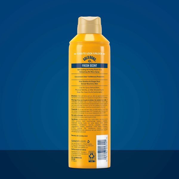 Gold Bond Fresh Scent Body Powder Spray - 7oz