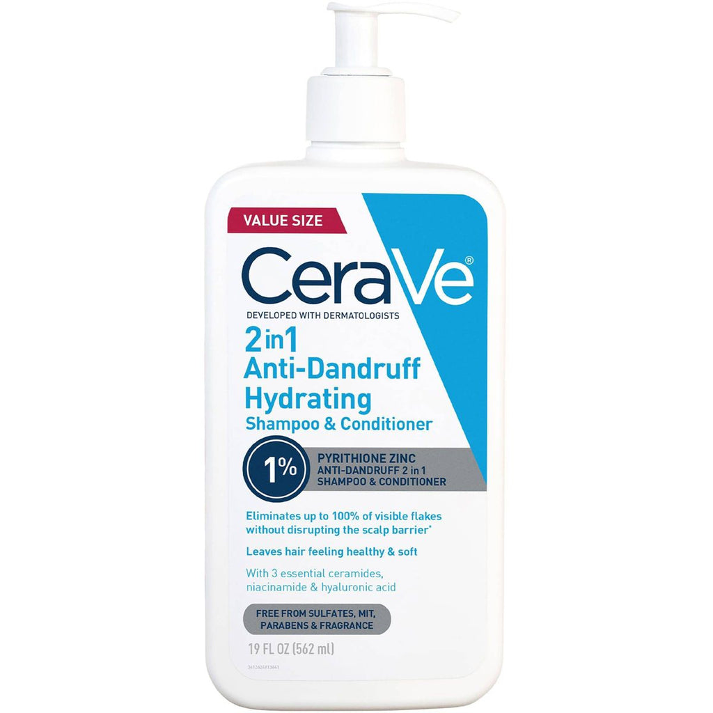 CeraVe Anti-Dandruff 2-in-1 Shampoo + Conditioner - 19 fl oz