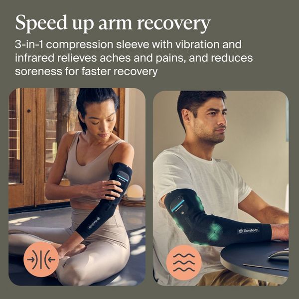 Therabody Recovery Pulse Arm Compression and Vibration Sleeve - M
