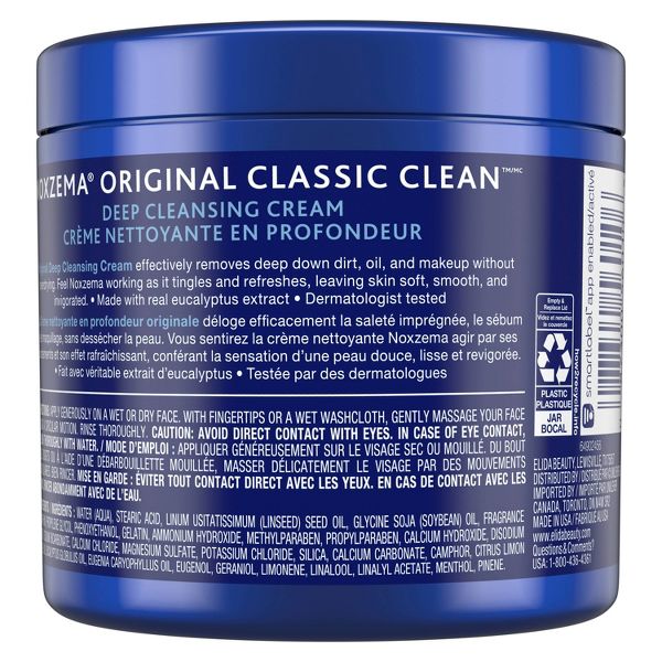Noxzema Classic Clean Original Deep Cleansing Cream - Eucalyptus Scented - 12oz