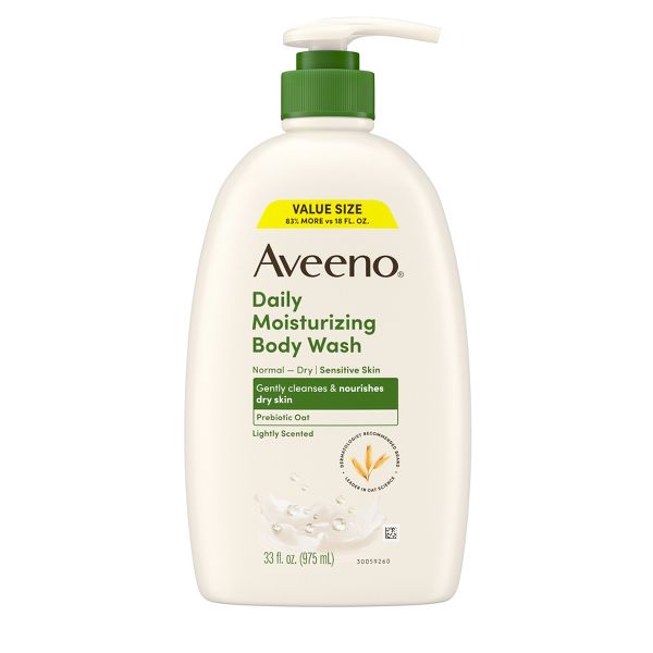 Aveeno Daily Moisturizing Body Wash with Soothing Oat - 33 fl oz