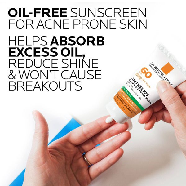 La Roche Posay Anthelios Clear Skin Dry Touch Face Sunscreen for Acne Prone Skin - SPF 60 - 1.7 fl oz