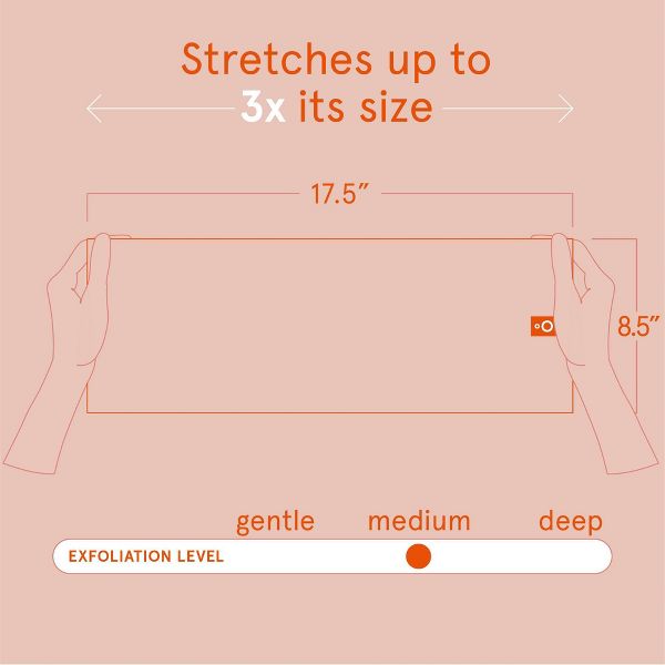 Cleanlogic Bath & Body Exfoliating Stretch Cloth