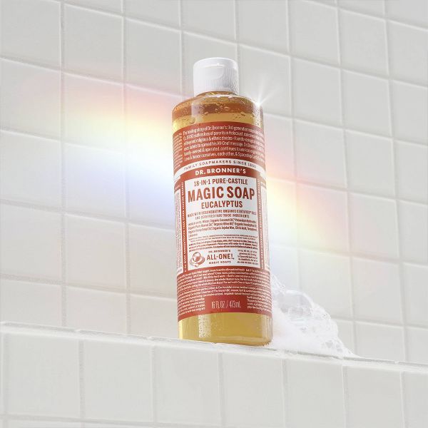 Dr. Bronner's Magic Pure Castile Liquid Soap Bodywash - Eucalyptus - 16 fl oz