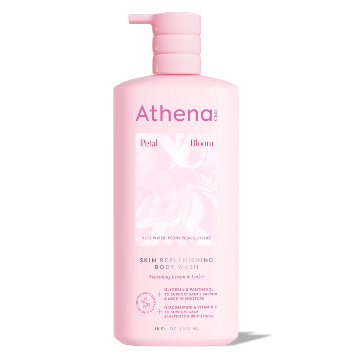 Athena Club Skin Replenishing Body Wash - Petal Bloom - 18 fl oz