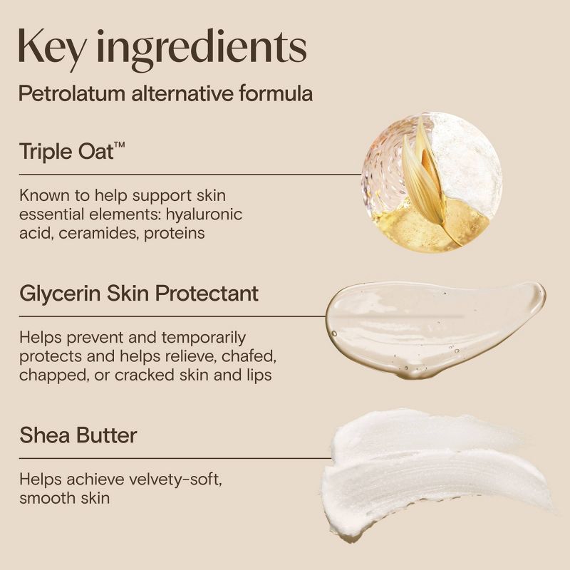Aveeno Skin Relief Healing Ointment for Dry and Cracked Skin - Glycerin - Non-Greasy - Travel Size - 2oz