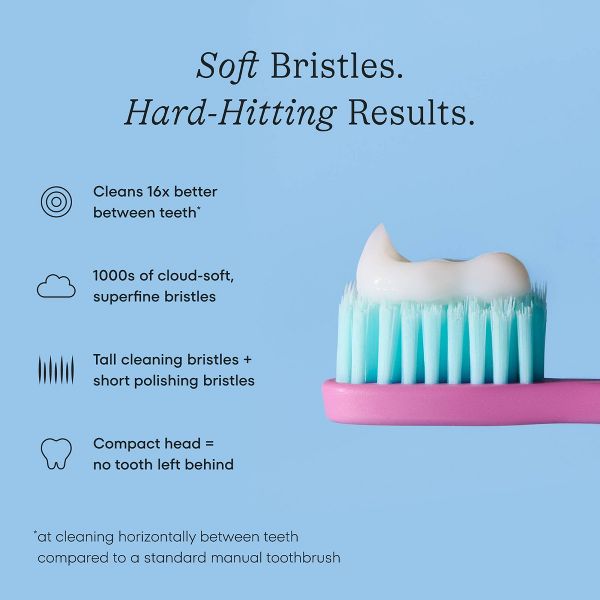 Cocolab Cocobrush Extra-Soft Toothbrush - Cherry Blossom