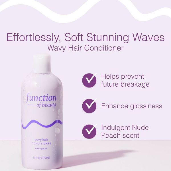 Function of Beauty Wavy Hair Conditioner Base with Argan Oil - 11 fl oz
