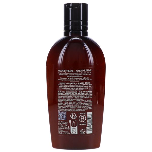L'Occitane Amande Sublime Exfoliating Shower Gel 8.5 oz